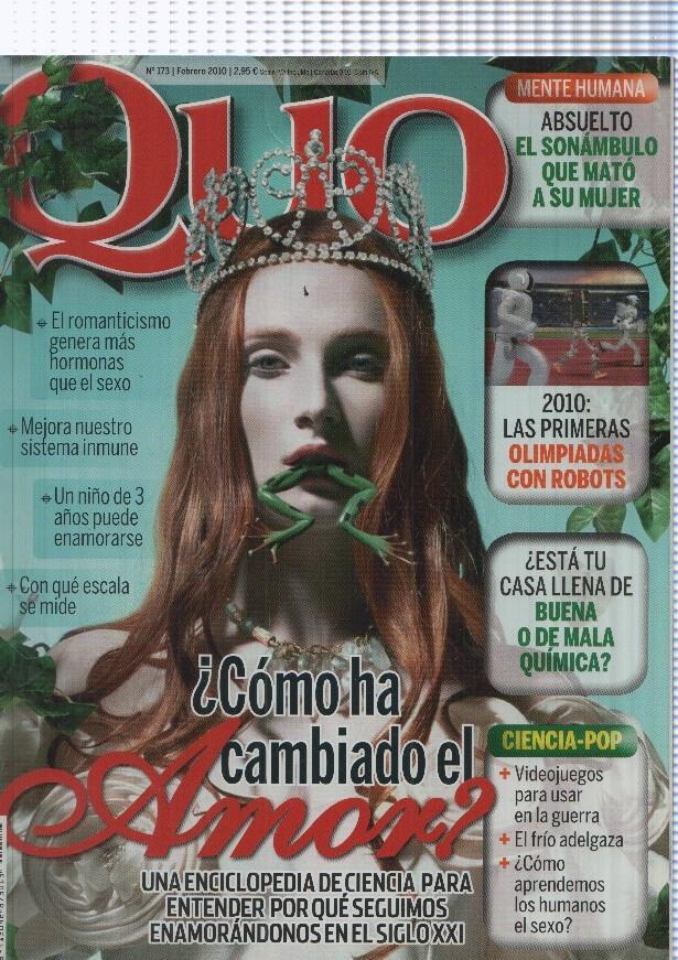 Quo numero 173, febrero 2010: Como ha cambiado el amor- El romanticismo