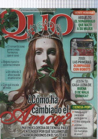 Quo numero 173, febrero 2010: Como ha cambiado el amor- El romanticismo