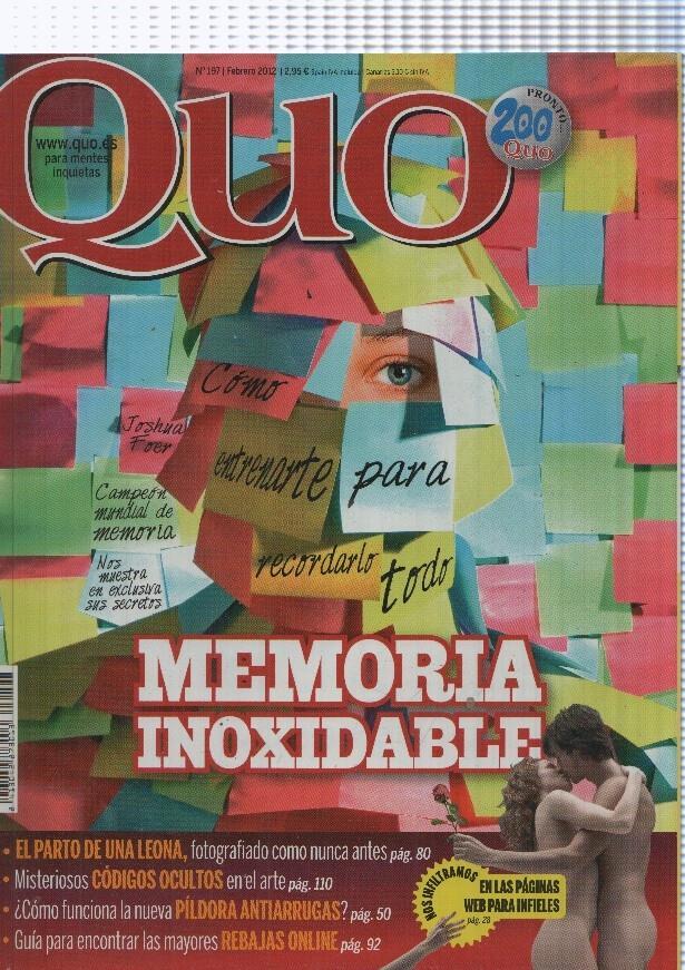 Quo numero 197, febrero 2012: Memoria inoxidable_ El parto de una leona-