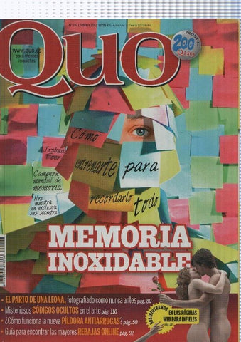 Quo numero 197, febrero 2012: Memoria inoxidable_ El parto de una leona-
