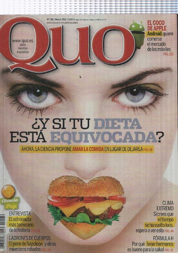 Quo numero 186, marzo 2011: Y si tu dieta esta equivocada_ El Coco de Apple