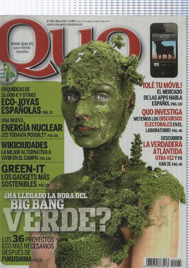 Quo numero 188, mayo 2011: Ha llegado la hora del Big Bang verde- Orquideas
