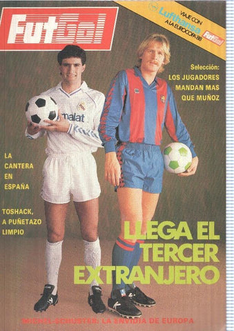 Futgol numero 13 abril 1988: Seleccion: Los jugadores mandan mas que Muñoz-