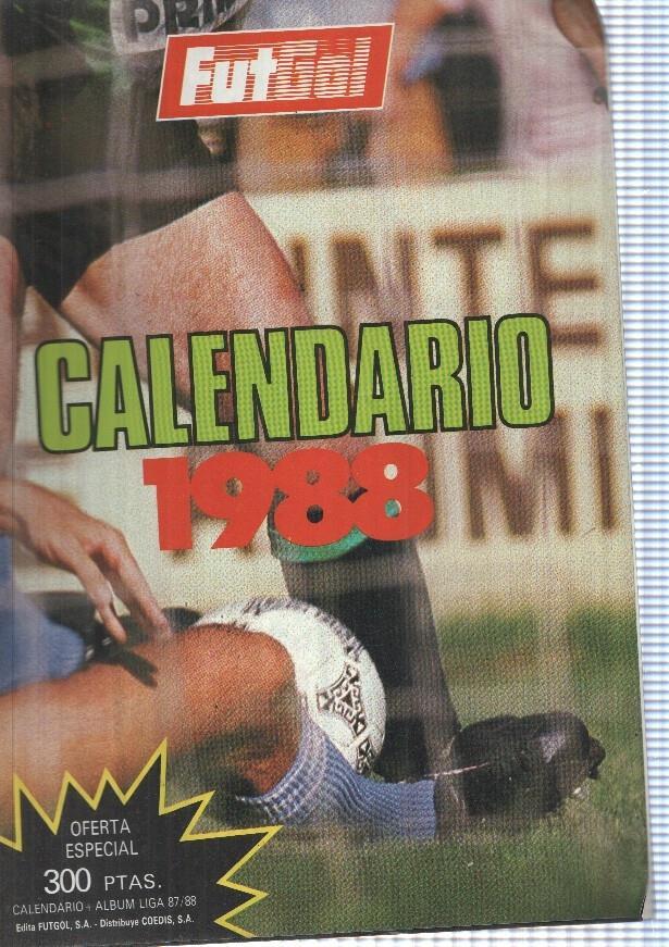 Futgol  Calendario 1988. Liga 87-88