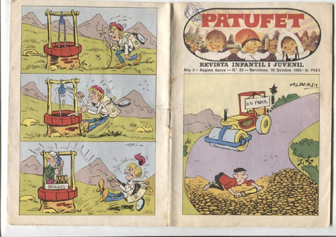 Patufet segona epoca numero 023: leve garabato en cubierta segun imagen