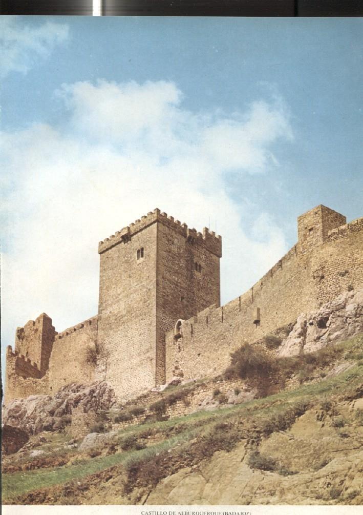 Lamina Castillos de España: Castillo de Alburquerque (Badajoz)