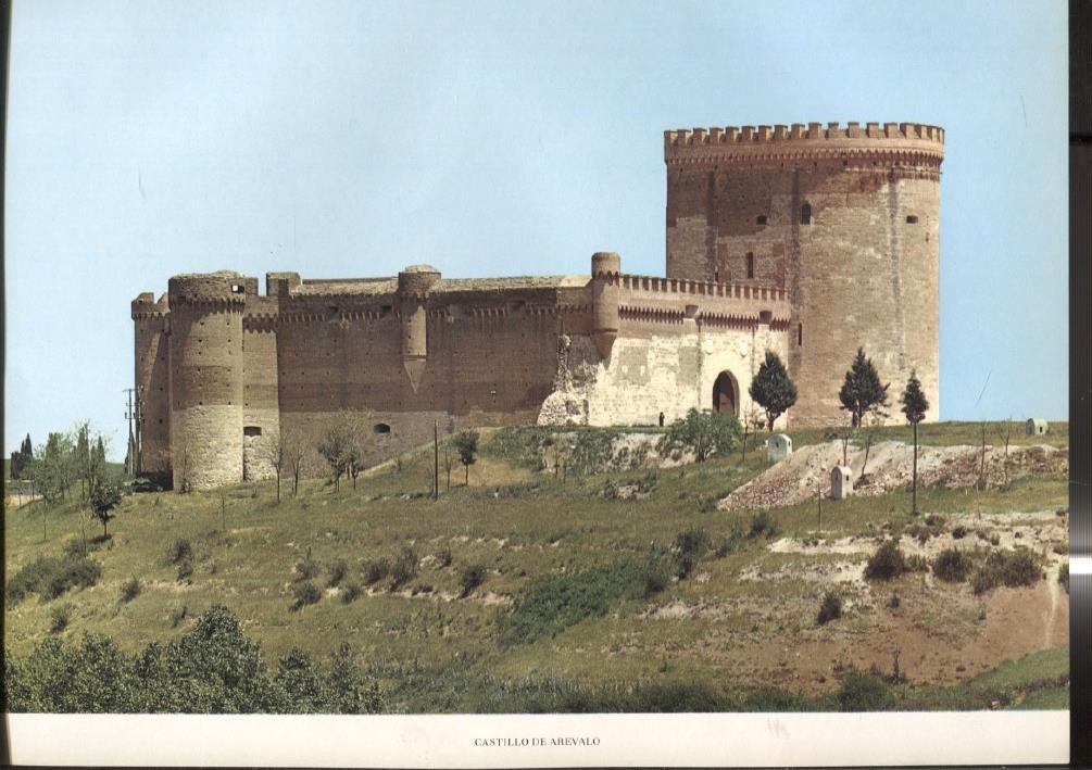 Lamina Castillos de España: Castillo de Arevalo 
