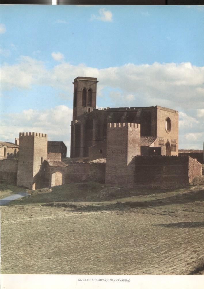 Lamina Castillos de España: El Cerco de Artajona (Navarra)