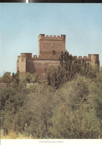 Lamina Castillos de España: Castillo de Batres (Madrid)  