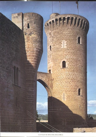 Lamina Castillos de España: Castillo de Bellver (Mallorca) 