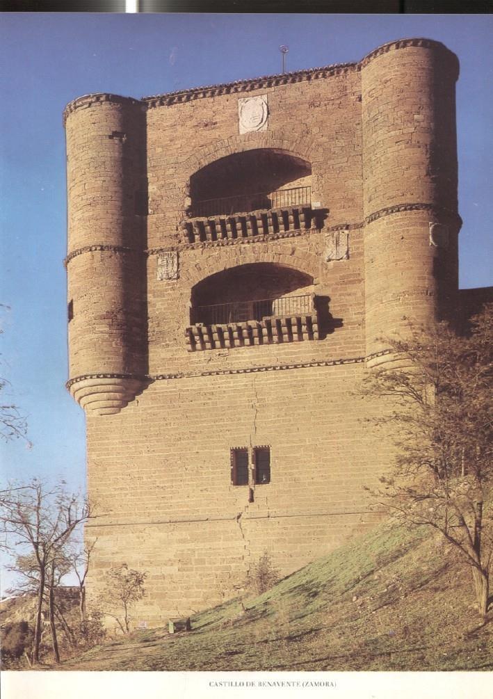 Lamina Castillos de España: Castillo de Benavente (Zamora)  
