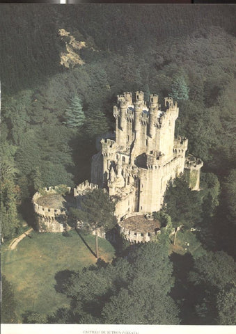Lamina Castillos de España: Castillo de Butron (Vizcaya) 