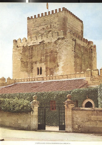Lamina Castillos de España: Castillo de Ciudad Rodrigo (Salamanca)