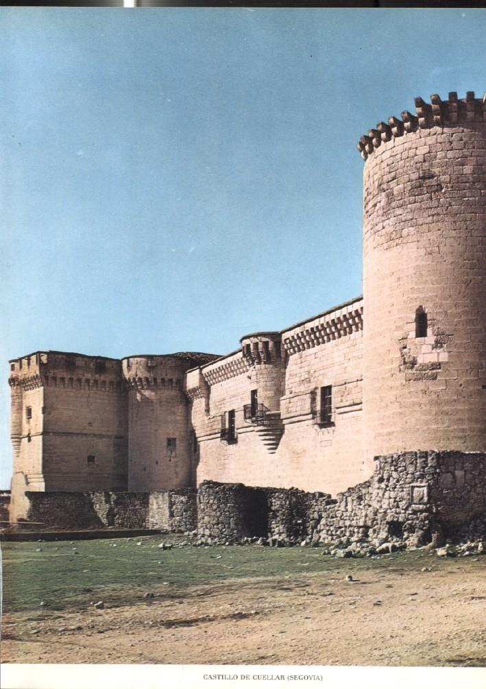 Lamina Castillos de España: Castillo de Cuellar (Segovia) 