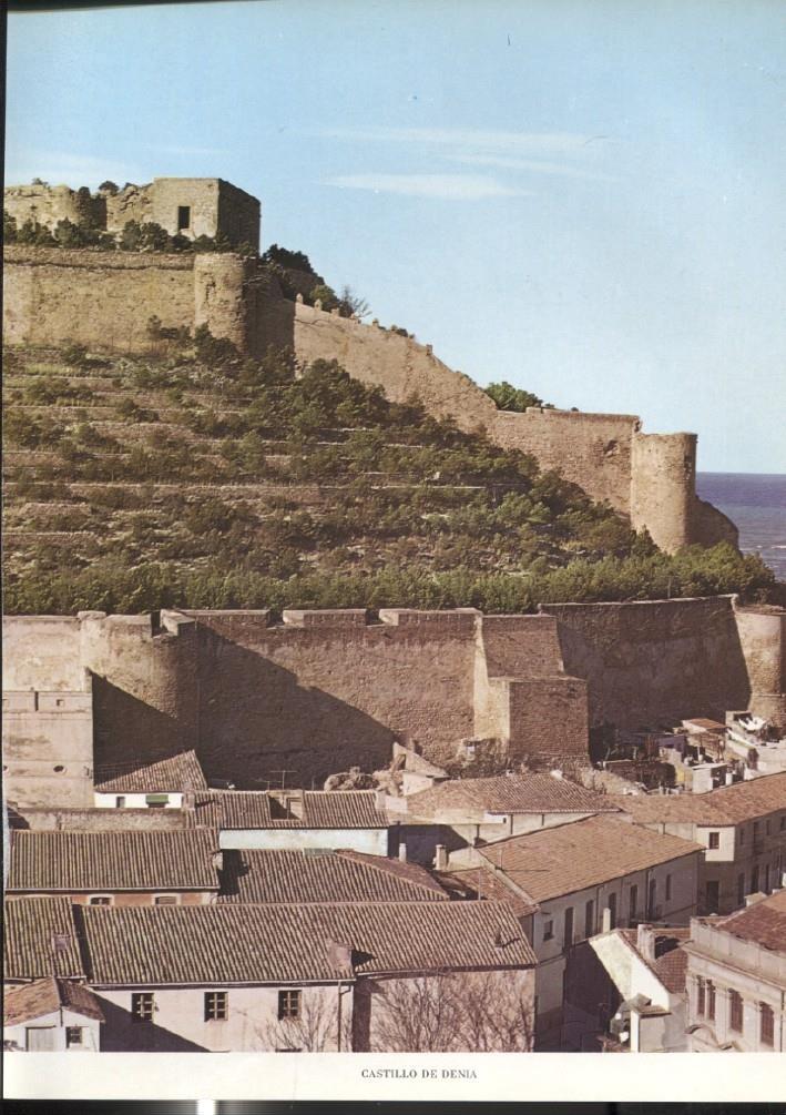 Lamina Castillos de España: Castillo de Denia (Alicante) 