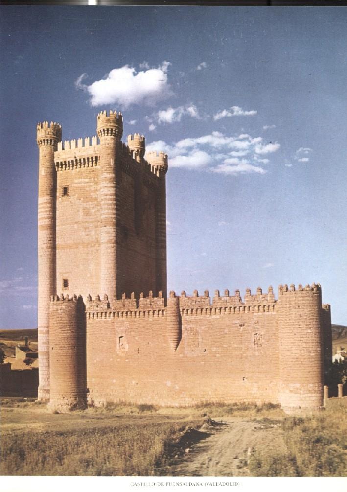 Lamina Castillos de España: Castillo de Fuensaldaña (Valladolid) 