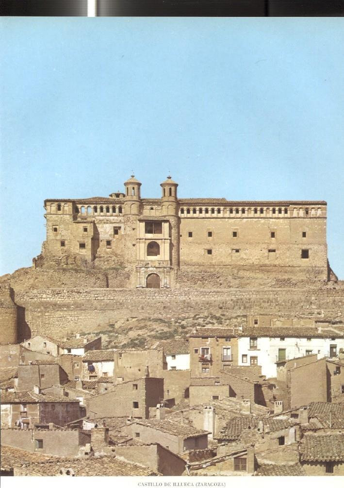 Lamina Castillos de España: Castillo de Illueca (Zaragoza)