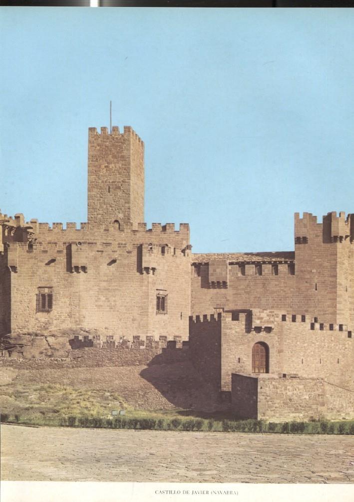 Lamina Castillos de España: Castillo de Javier (Navarra)