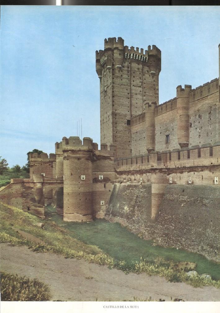 Lamina Castillos de España: Castillo de La Mota (Valladolid)