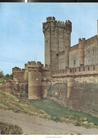 Lamina Castillos de España: Castillo de La Mota (Valladolid)