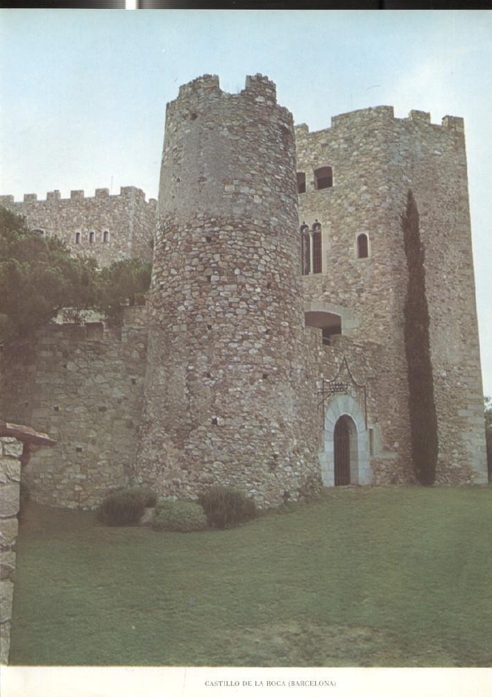 Lamina Castillos de España: Castillo de La Roca (Barcelona)