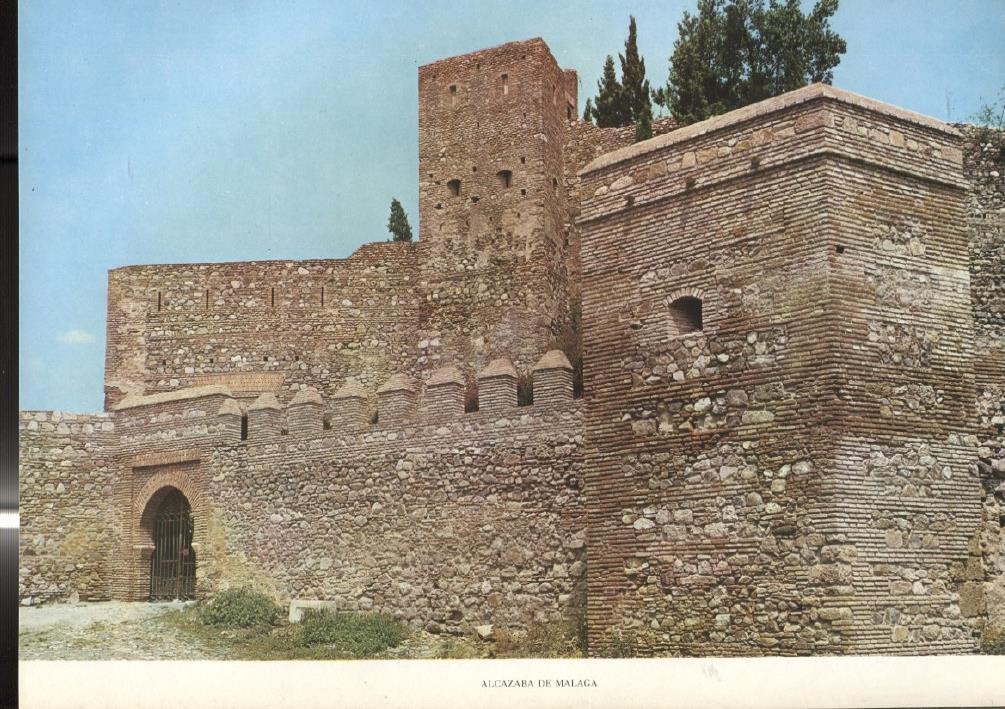 Lamina Castillos de España: Alcazaba de Malaga