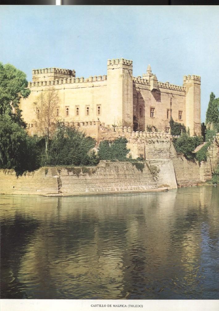 Lamina Castillos de España: Castillo de Malpica (Toledo)