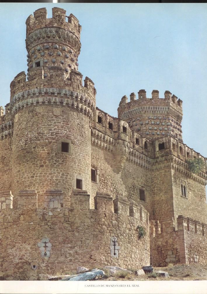 Lamina Castillos de España: Castillo de Manzanares el Real (Madrid)