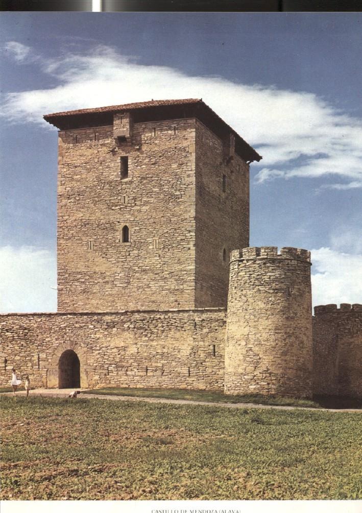 Lamina Castillos de España: Castillo de Mendoza (Alava)