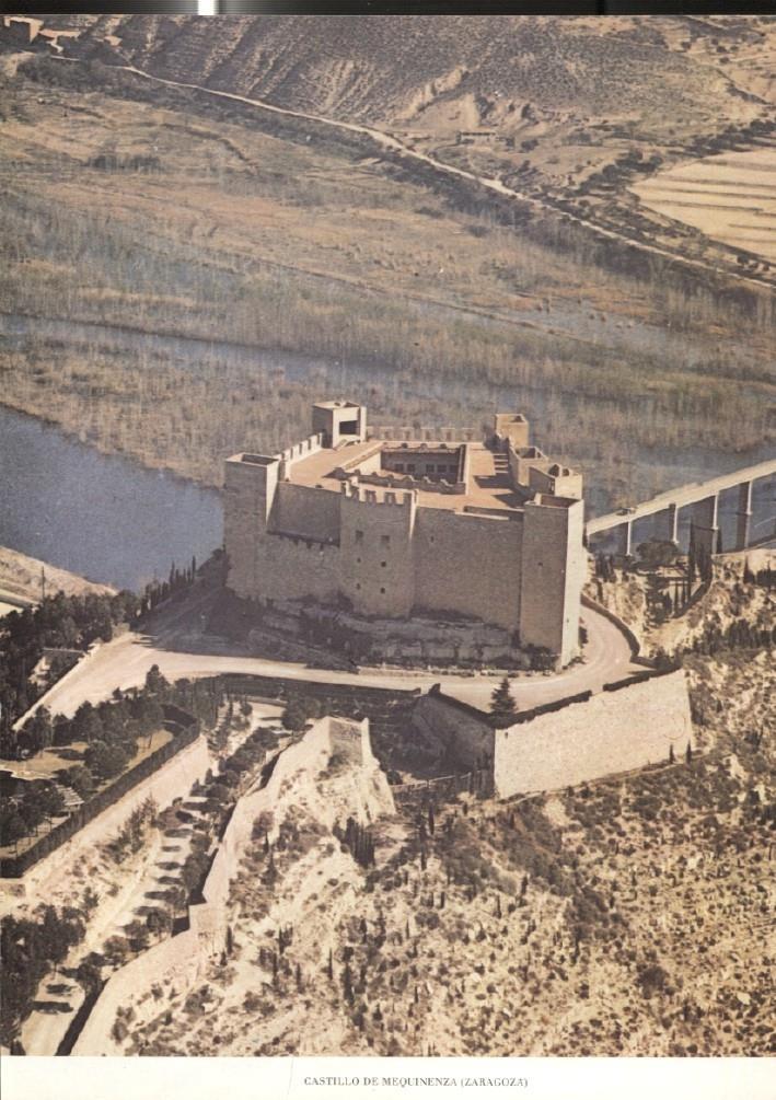 Lamina Castillos de España: Castillo de Mequinenza (Zaragoza)