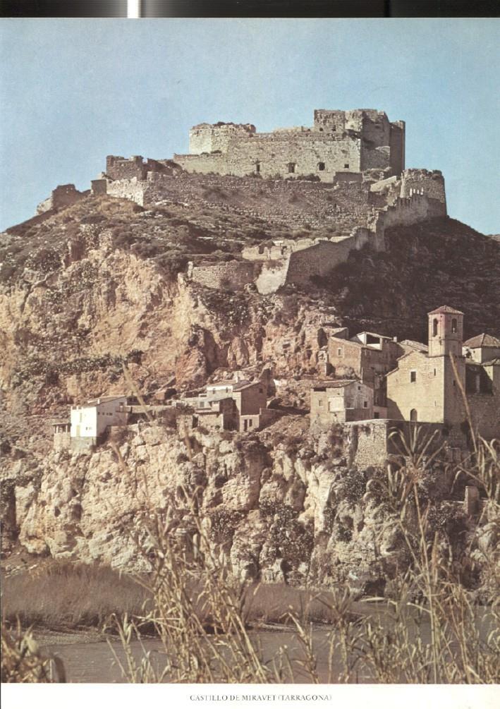 Lamina Castillos de España: Castillo de Miravet (Tarragona)