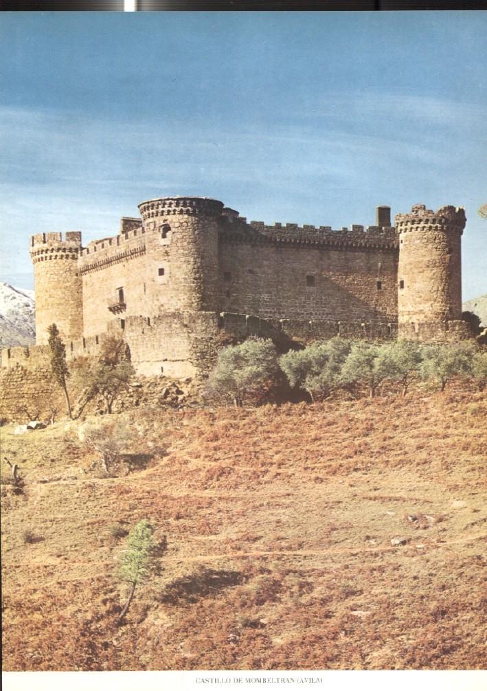 Lamina Castillos de España: Castillo de Mombeltran (Avila)
