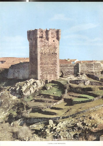 Lamina Castillos de España: Castillo de Monleon (Salamanca)