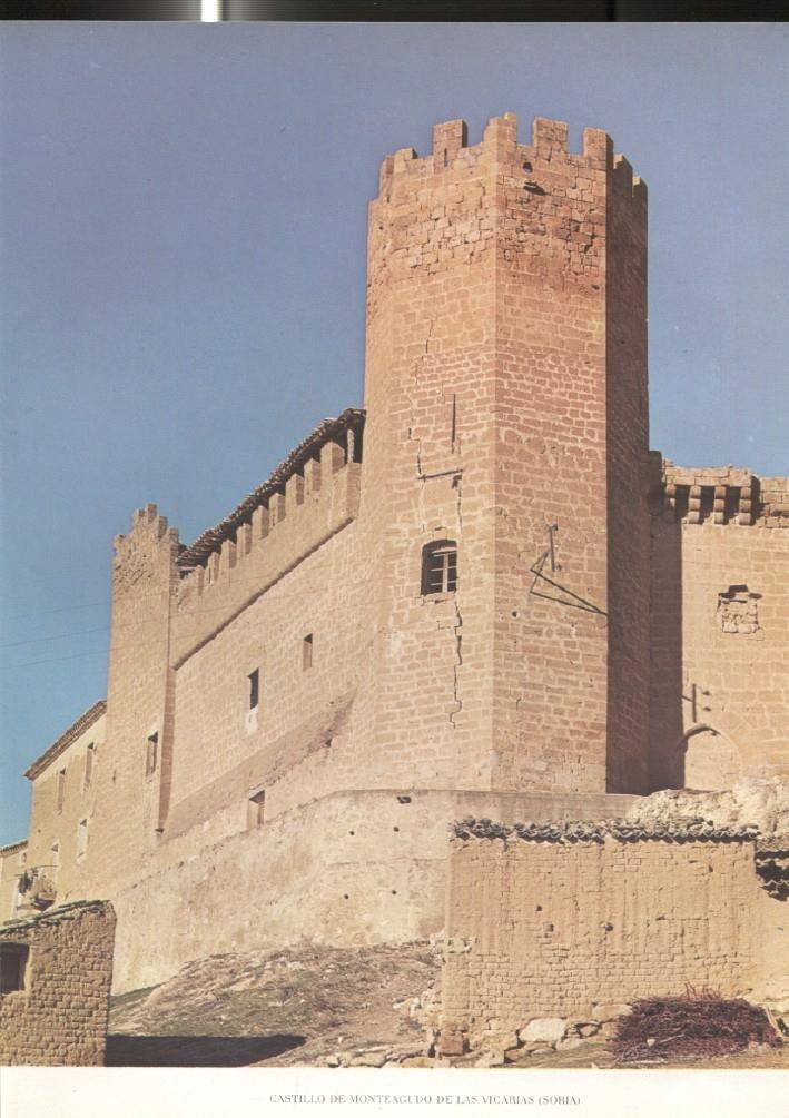 Lamina Castillos de España: Castillo de Monteagudo de las Vicarias (Soria)