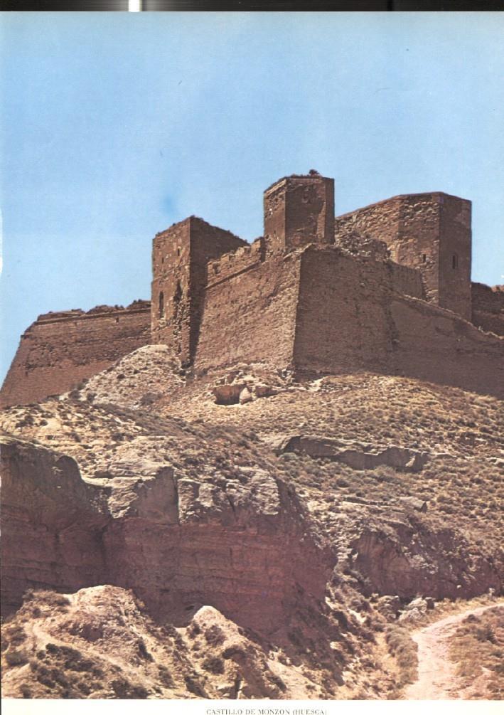 Lamina Castillos de España: Castillo de Monzon (Huesca)