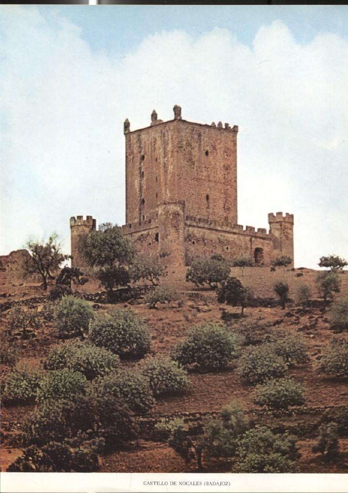 Lamina Castillos de España: Castillo de Nogales (Badajoz)