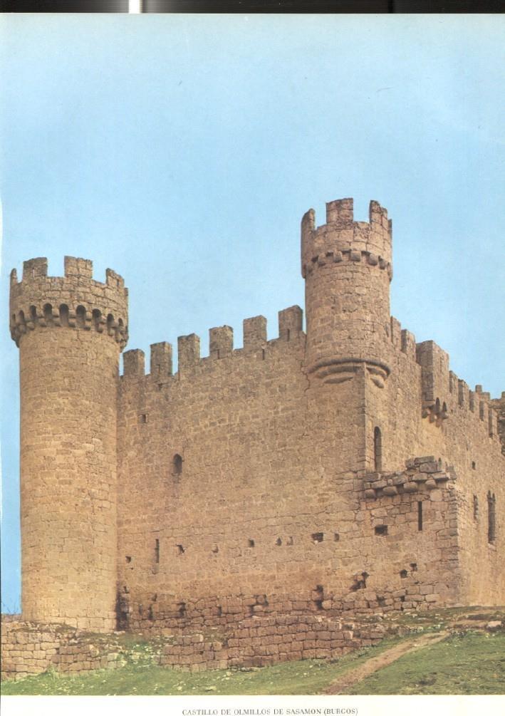 Lamina Castillos de España: Castillo de Olmillos de Sasamon (Burgos)