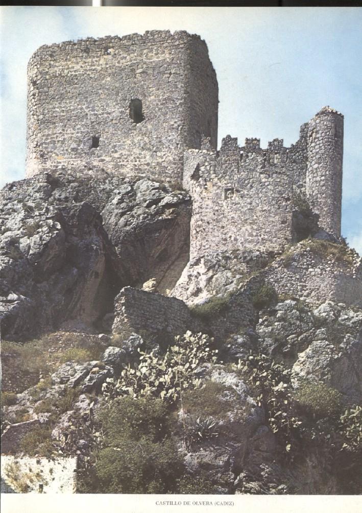 Lamina Castillos de España: Castillo de Olvera (Cadiz)