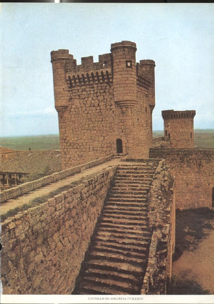 Lamina Castillos de España: Castillo de Oropesa (Toledo)