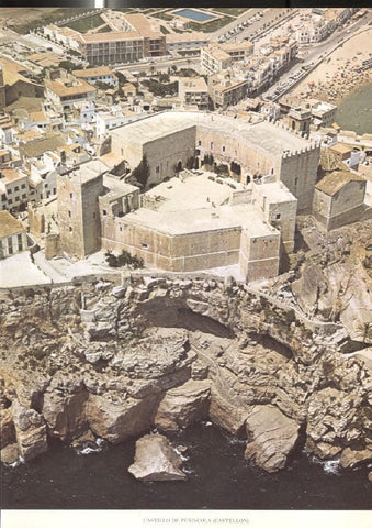 Lamina Castillos de España: Castillo de Peñiscola (Castellon)