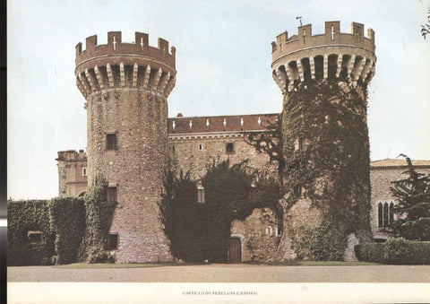 Lamina Castillos de España: Castillo de Perelada (Gerona)