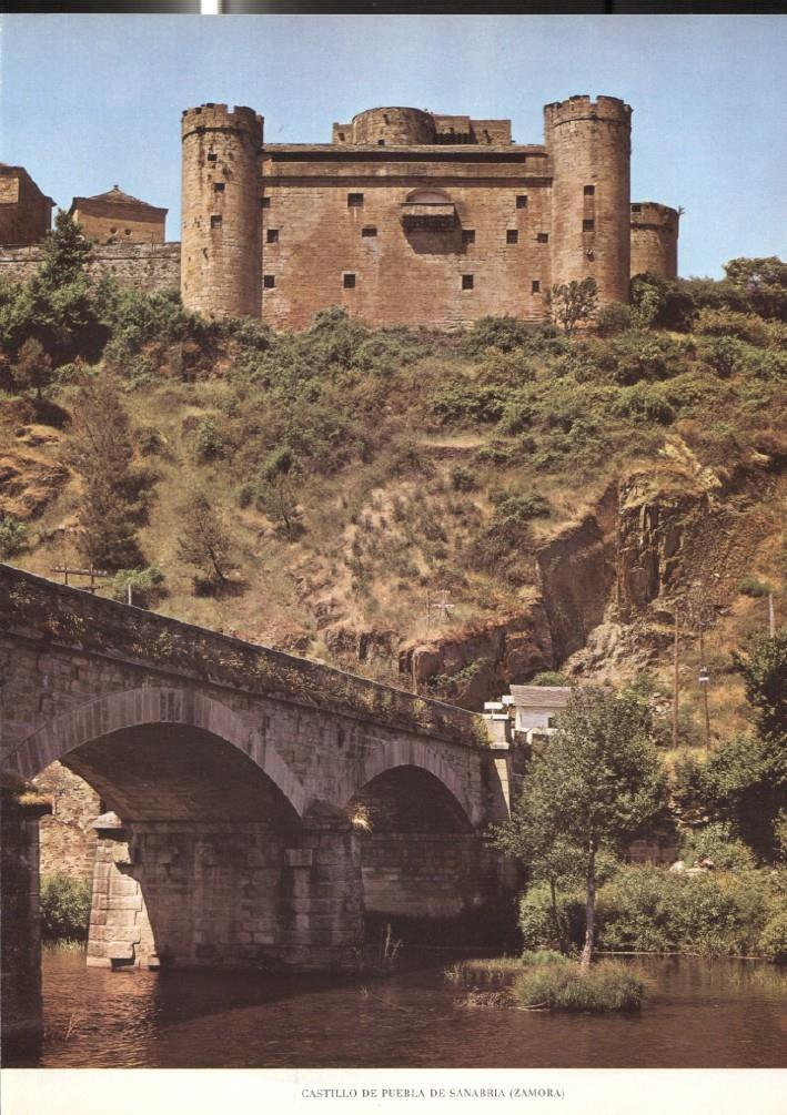 Lamina Castillos de España: Castillo de Puebla de Sanabria (Zamora)