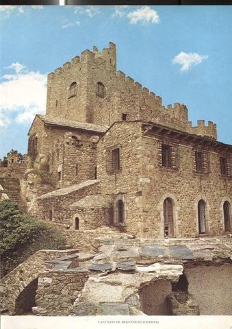 Lamina Castillos de España: Castillo de Requesens (Gerona)