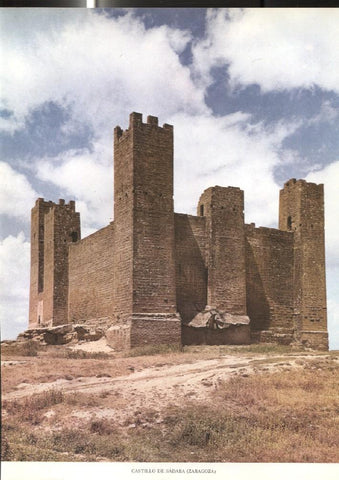Lamina Castillos de España: Castillo de Sadaba (Zaragoza)