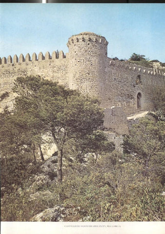 Lamina Castillos de España: Castillo de Santueri (Felanitx, Mallorca)