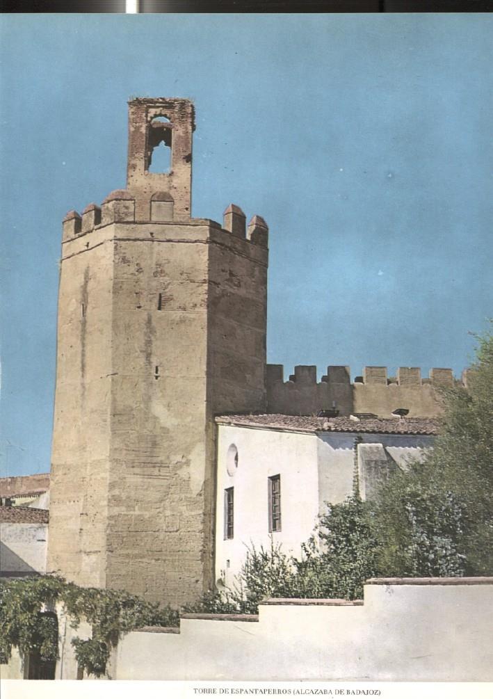 Lamina Castillos de España: Torre de Espantaperros (Alcazaba de Badajoz)