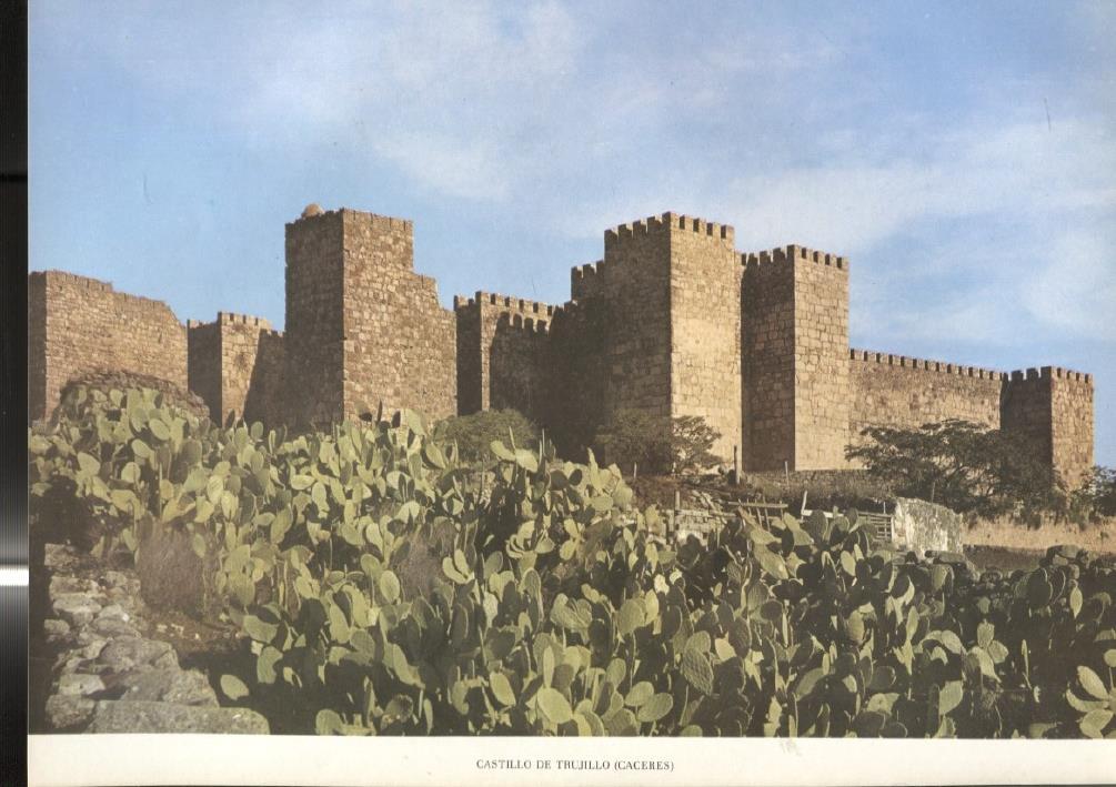Lamina Castillos de España: Castillo de Trujillo (Caceres)