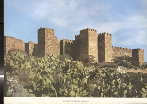 Lamina Castillos de España: Castillo de Trujillo (Caceres)