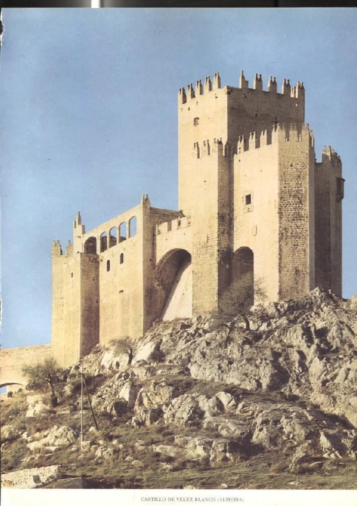 Lamina Castillos de España: Castillo de Velez Blanco (Almeria)