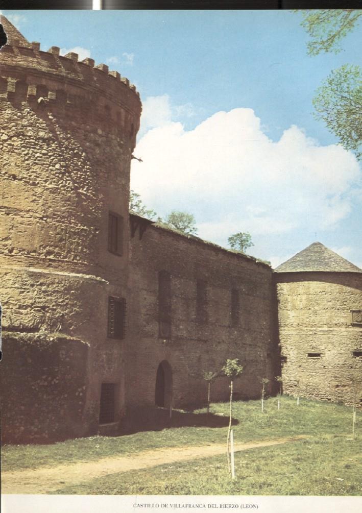 Lamina Castillos de España: Castillo de Villafranca del Bierzo (Leon)